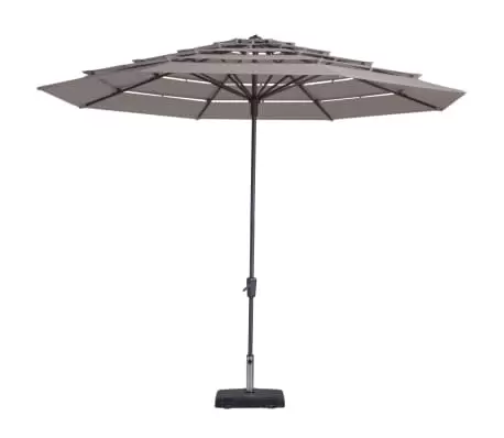 Parasol syros open air d350cm taupe