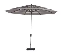 Parasol syros open air d350cm taupe