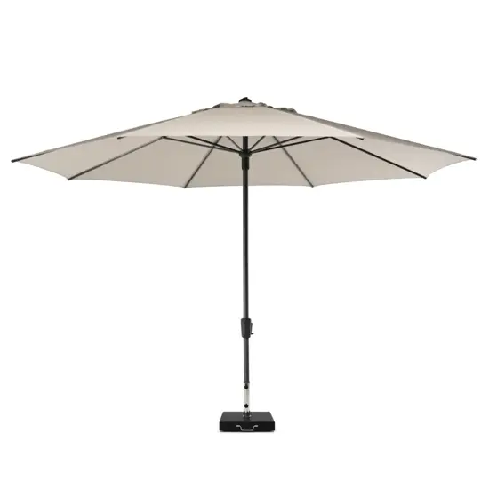 Parasol timor d400 zndr volant ecru