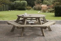 Picknicktafel Zeskant - afbeelding 2