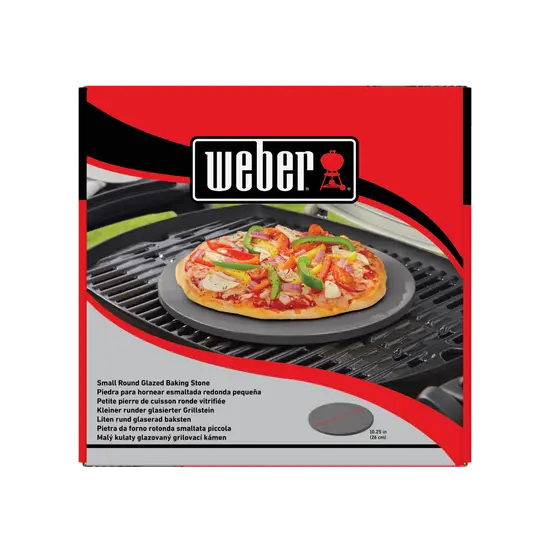 Pizzasteen geglazuurd klein d26cm