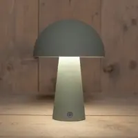 Portable lamp rond 21x15cm olijf