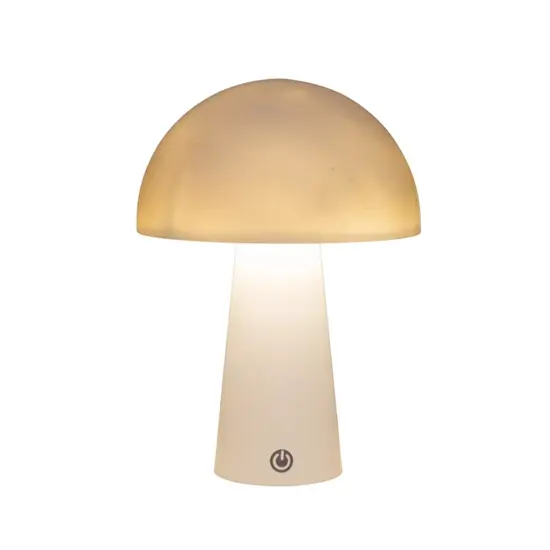 Portable lamp rond 21x15cm wit