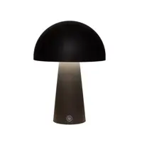 Portable lamp rond 21x15cm zwart