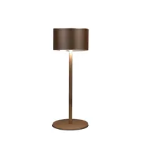 Portable tafellamp 22x8cm brons