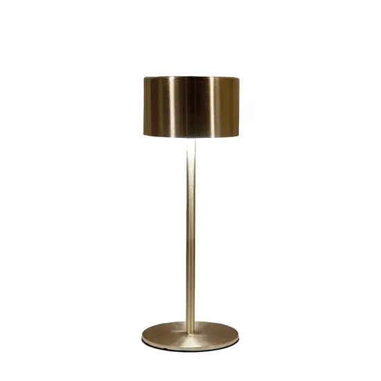 Portable tafellamp 22x8cm goud