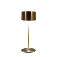 Portable tafellamp 22x8cm goud