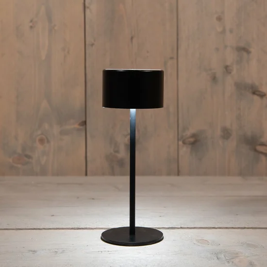 Portable tafellamp 22x8cm zwart