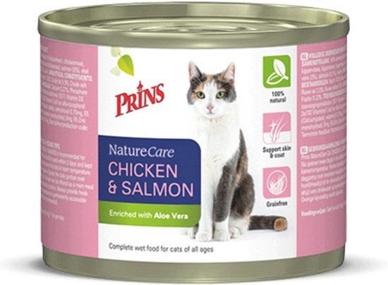 PRINS Naturecare kat chkn&salmon 200g