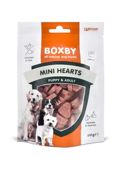 PROLINE Boxby mini hearts 100g