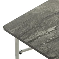 Travellife Sorrento tafel honeycomb dark grey 100 - afbeelding 2