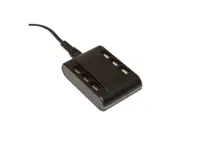Usb oplaadstation 6 ingangen zwart