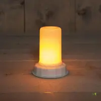 Vlamverlichting 9.5x7.5cm zwart