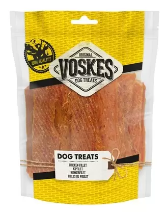 VOSKES Dog kipfilet strips 400g